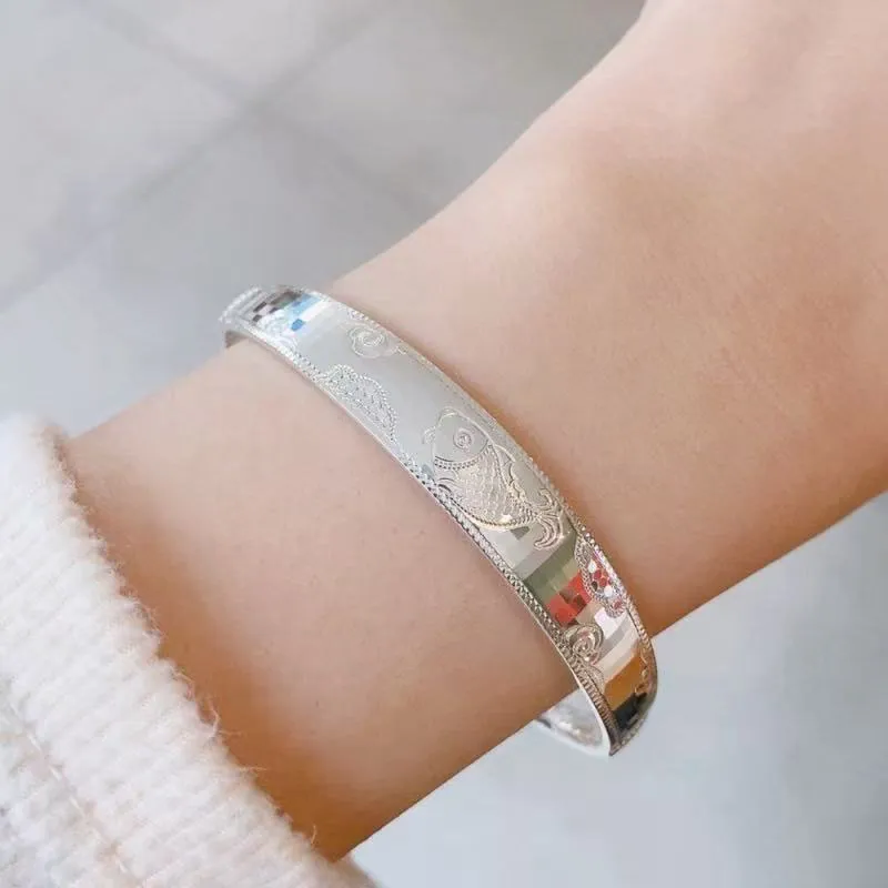 FMC 999 Fine Silver Bangles Unisex-6