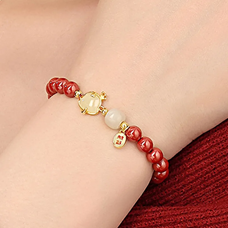 FMC Cinnabar Jade Bracelets Women's-7