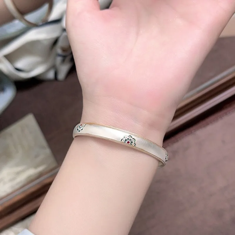 FMC 999 Fine Silver Sterling Silver Bracelets Women's-4