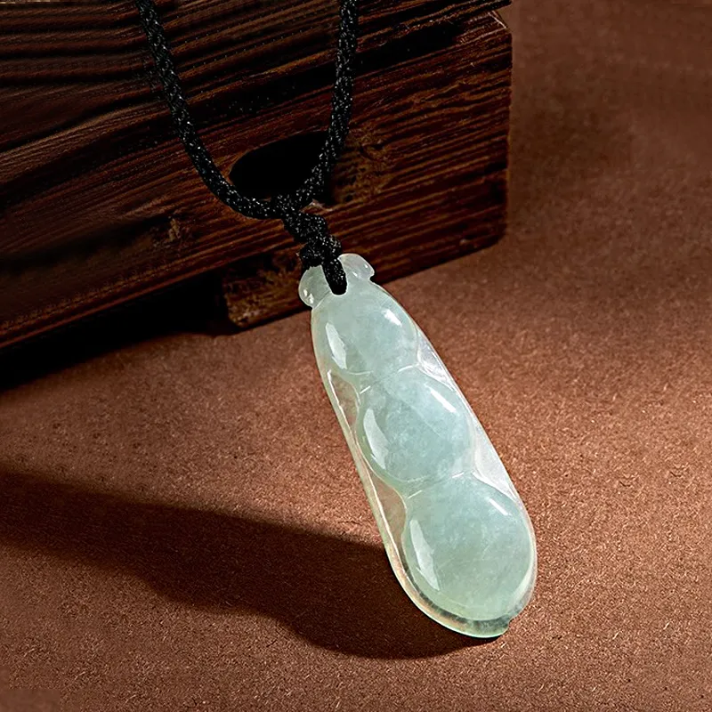 FMC Bean Type Jadeite Necklaces Unisex-1