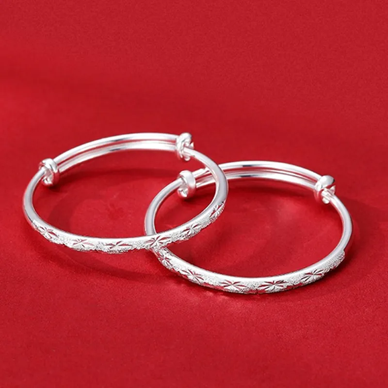 FMC S999 Fine Silver Sterling Silver Bracelets Kids'-3