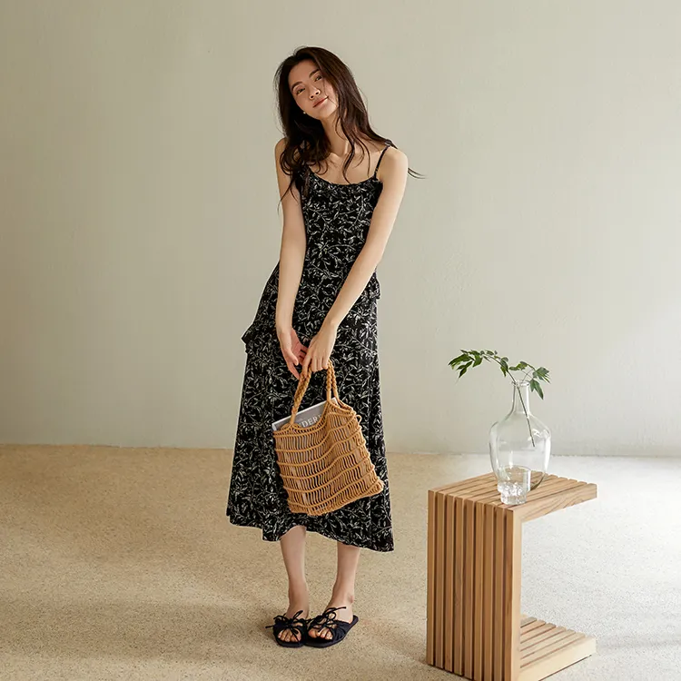 Yue Nei Nightgown Women's Black-3