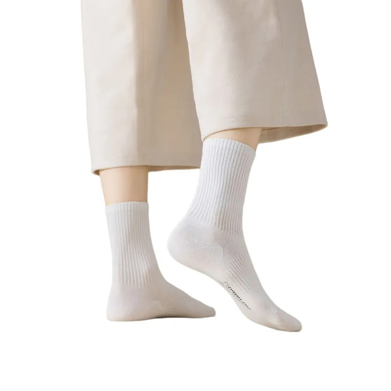 Cheemy Free Mid Calf Socks Women's 4 Pack Black-3