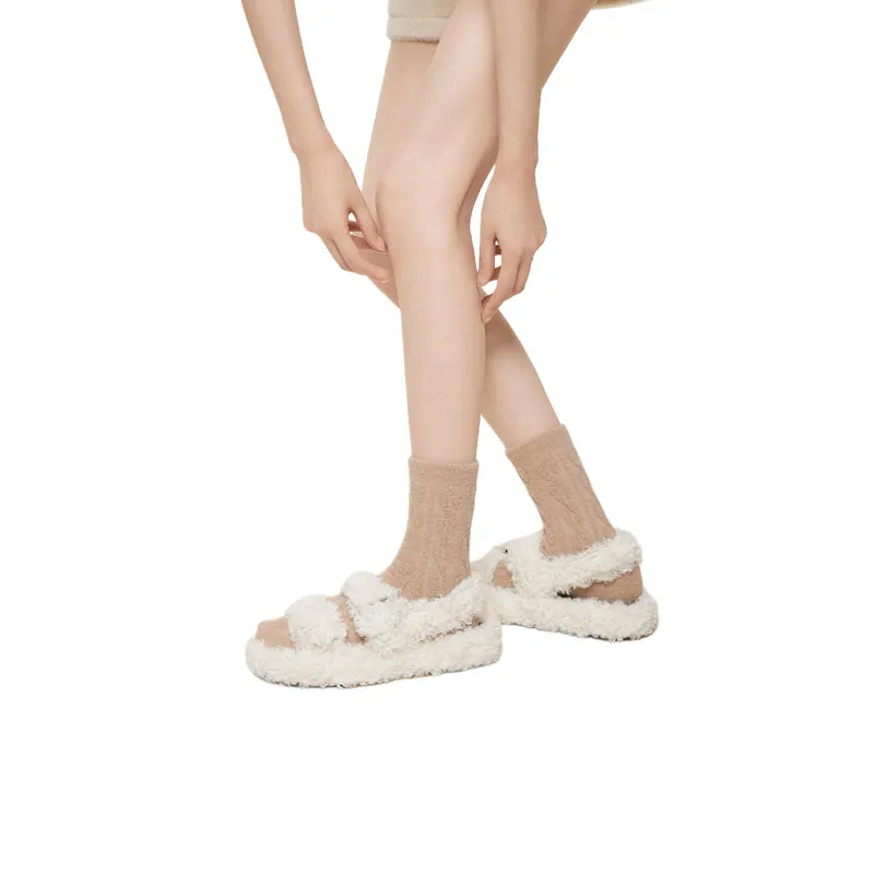 Cheemy Free Mid Calf Socks Women's 4 Pack Black-1