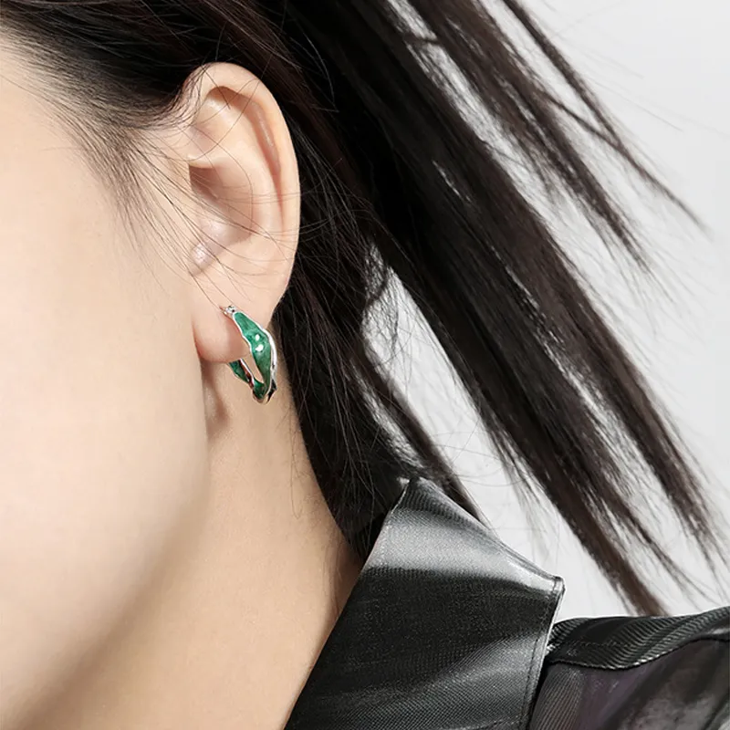 AKAK 925 Sterling Silver Earrings Unisex-1