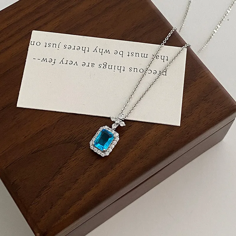 2801 S925 Silver Necklaces Women's-1