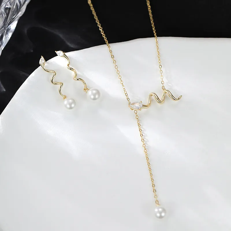 2801 S925 Silver Necklaces Women's-5