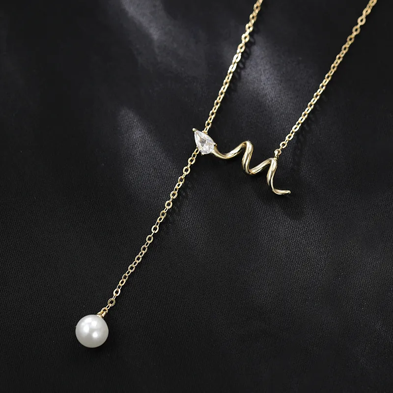 2801 S925 Silver Necklaces Women's-4