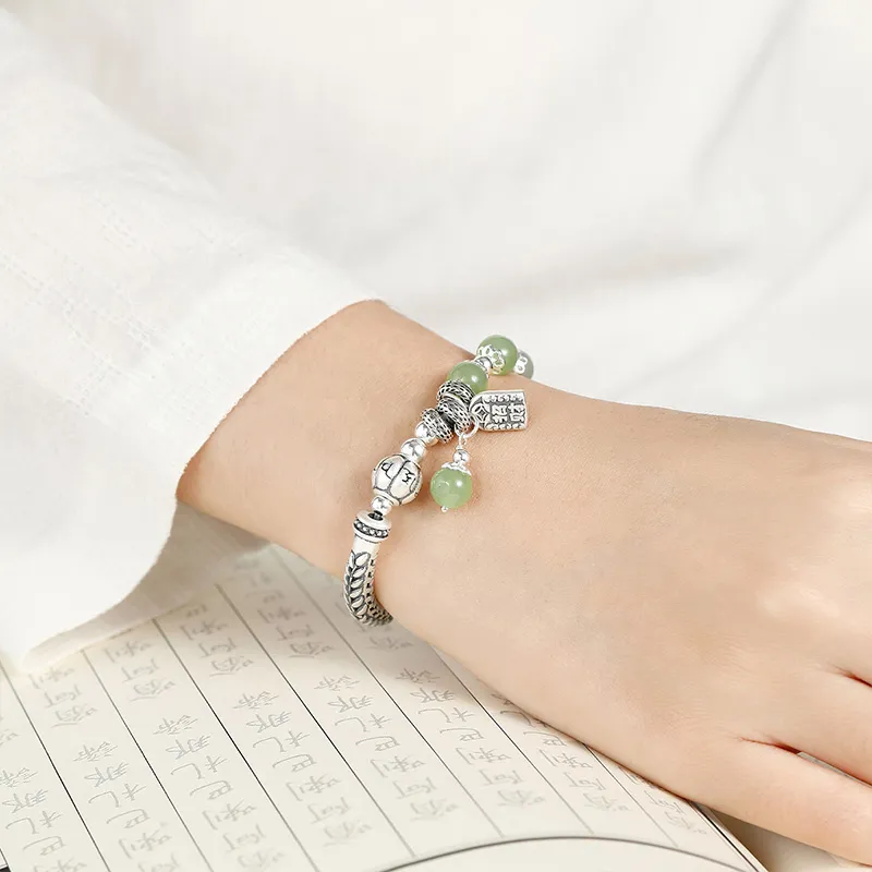 AKAK 925 Sterling Silver Bracelets Unisex-4