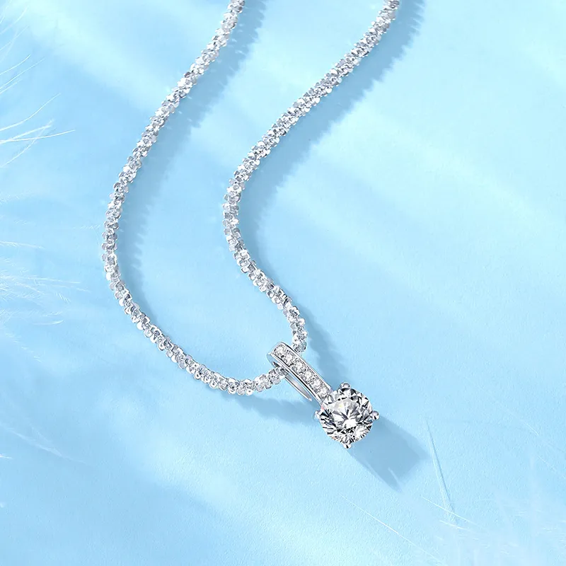 AKAK 925 Sterling Silver Necklaces Unisex-3