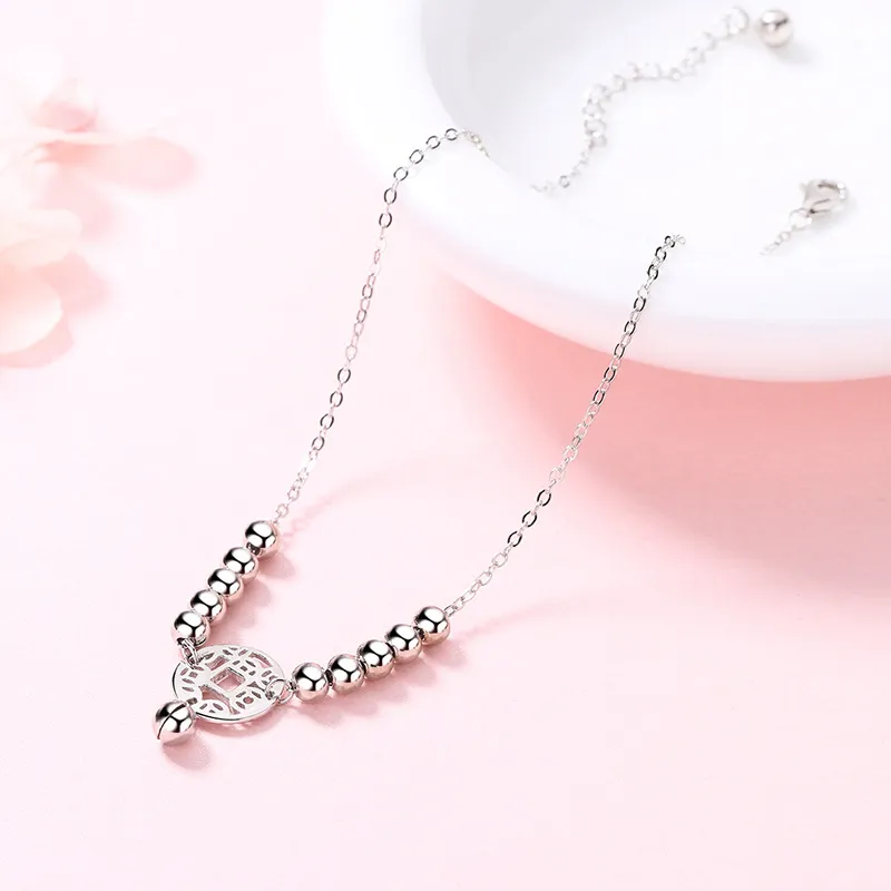2801 S925 Silver Anklets Women's-4