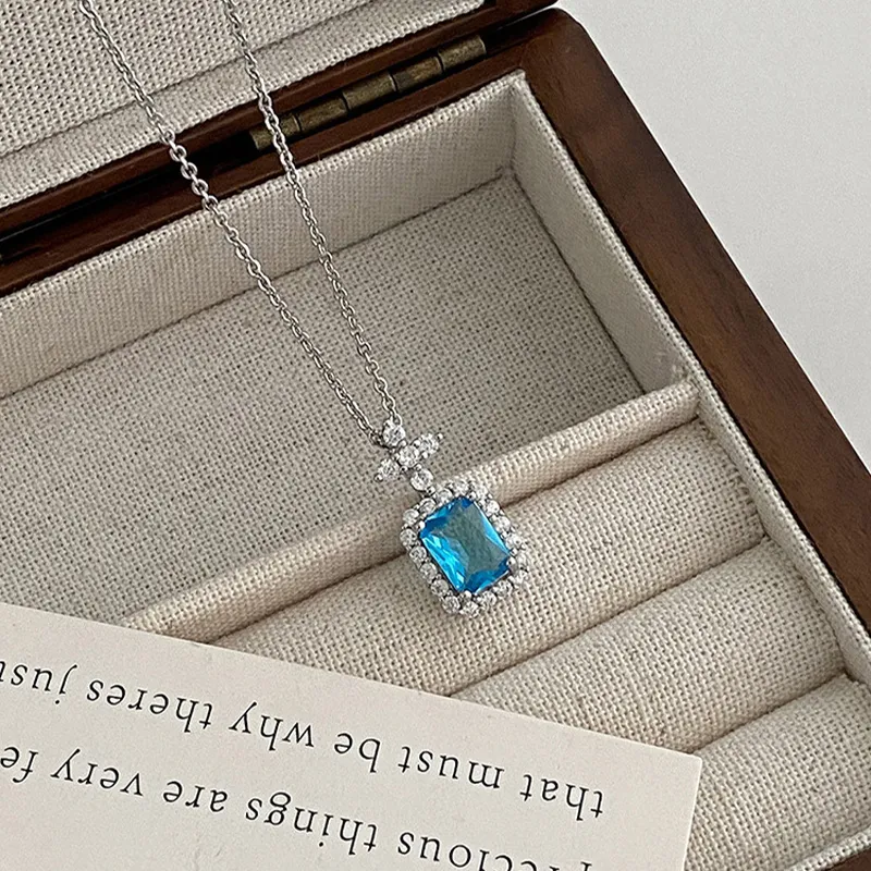 2801 S925 Silver Necklaces Women's-2