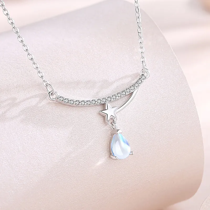 2801 S925 Silver Necklaces Women's-2