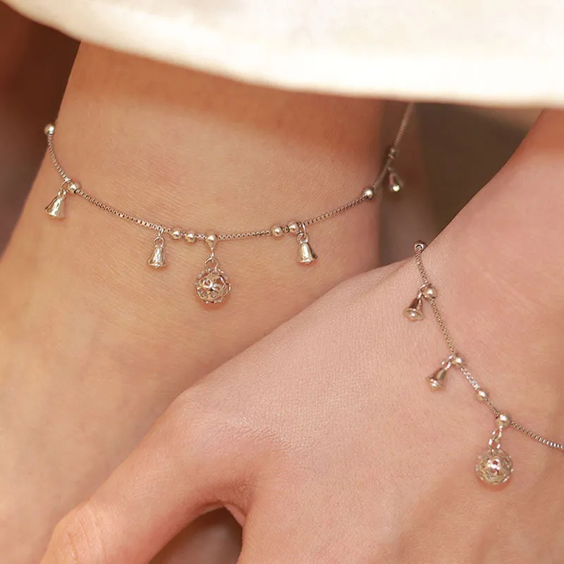 PRP S925 Silver Anklets Women's-2