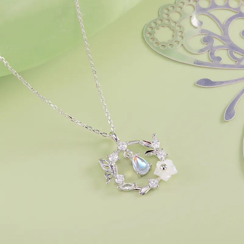 AKAK 925 Sterling Silver Necklaces Unisex-2