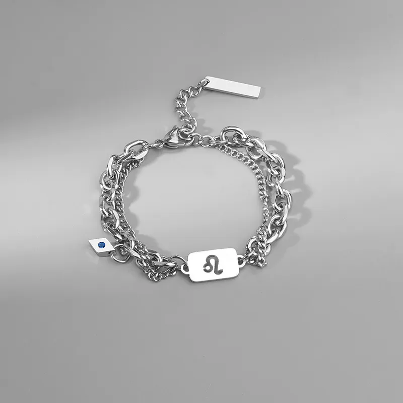 AKAK Titanium Steel Bracelets Unisex-17