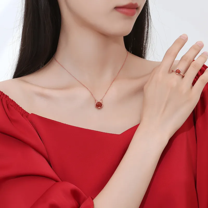 2801 Jade Necklaces Unisex-4