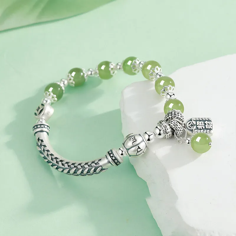 AKAK 925 Sterling Silver Bracelets Unisex-1