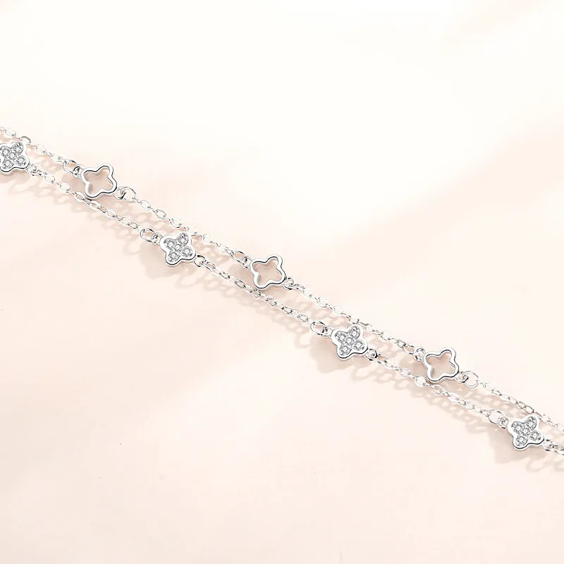 2801 S925 Silver Bracelets Women's-9