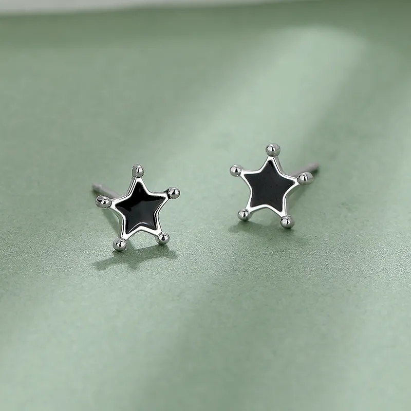 2801 999 Fine Silver Stud Earrings Women's-3