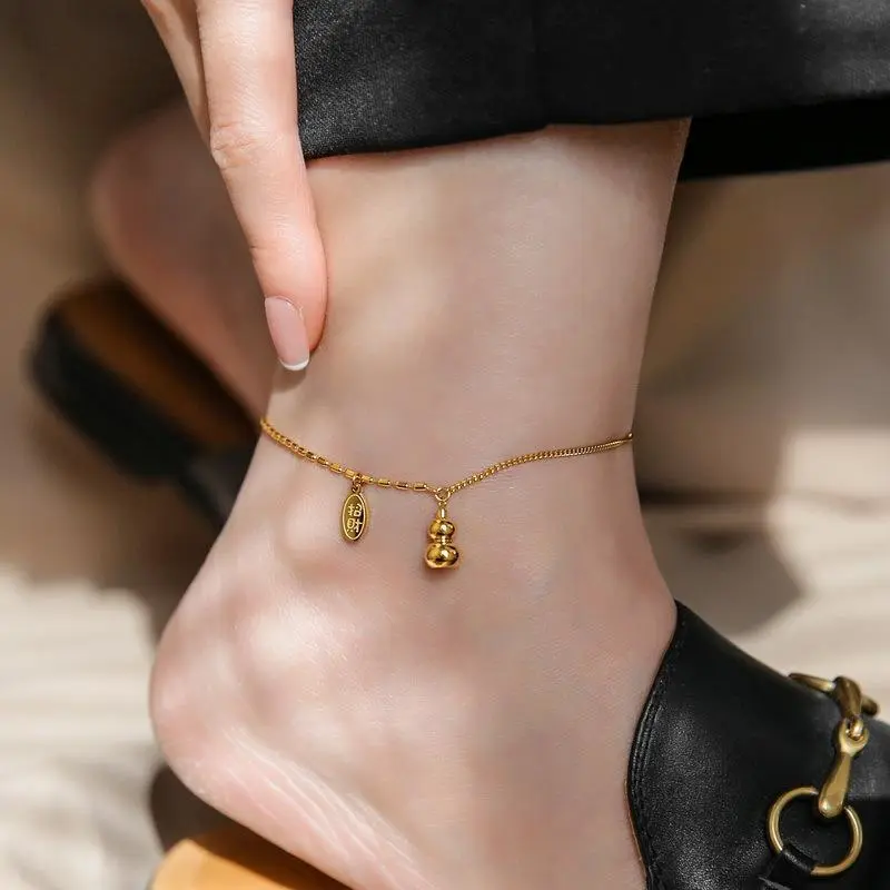 2801 Titanium Steel Anklets Women's-2