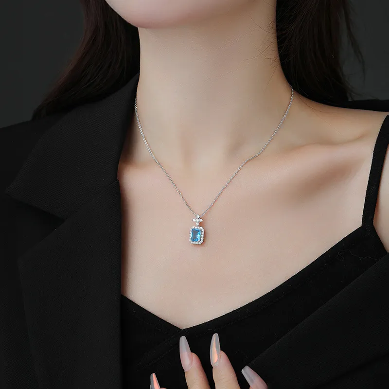 2801 S925 Silver Necklaces Women's-5