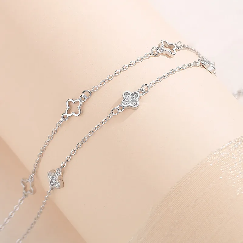 2801 S925 Silver Bracelets Women's-7