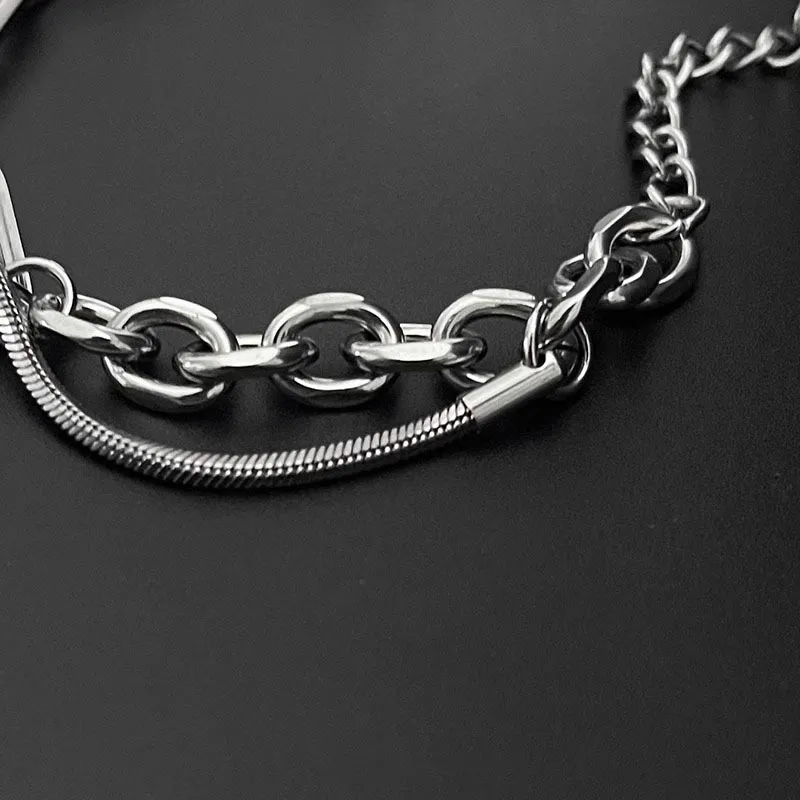 AKAK Titanium Steel Bracelets Unisex-3