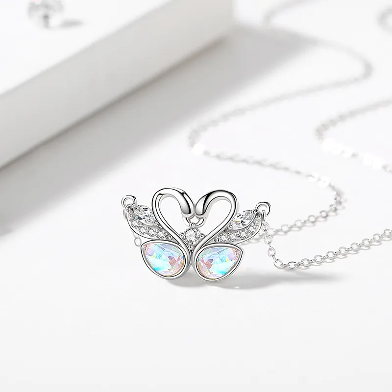 2801 S925 Silver Necklaces Women's-3