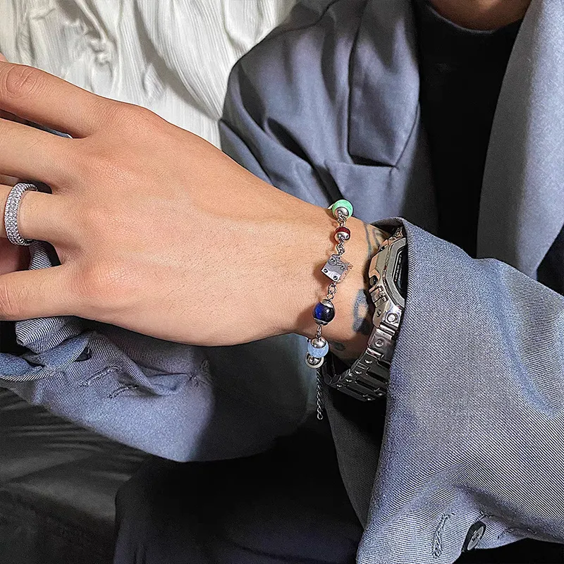 AKAK Titanium Steel Bracelets Unisex-3