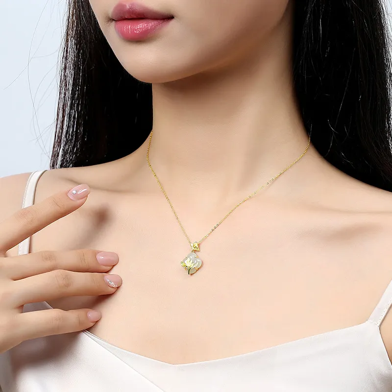 2801 Chalcedony Necklaces Women's-1
