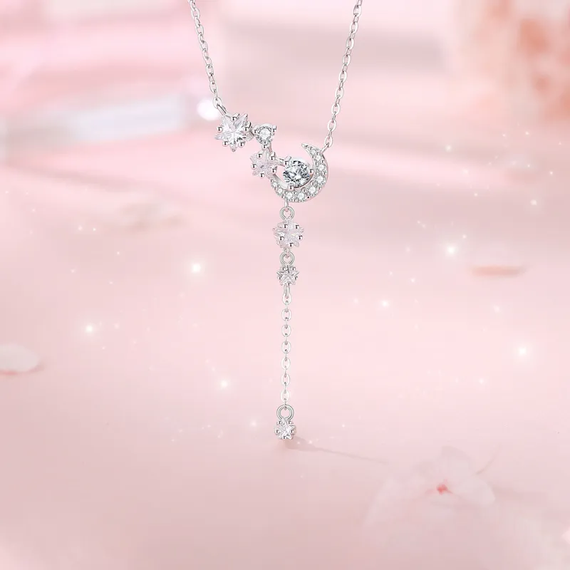 2801 S925 Silver Necklaces Women's-1