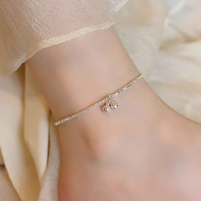 P&N S925 Silver Anklets Women's-1