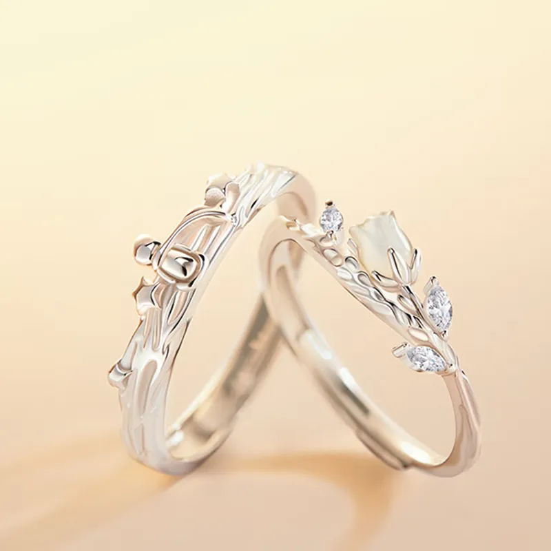 AKAK Sterling Silver Rings Unisex-11
