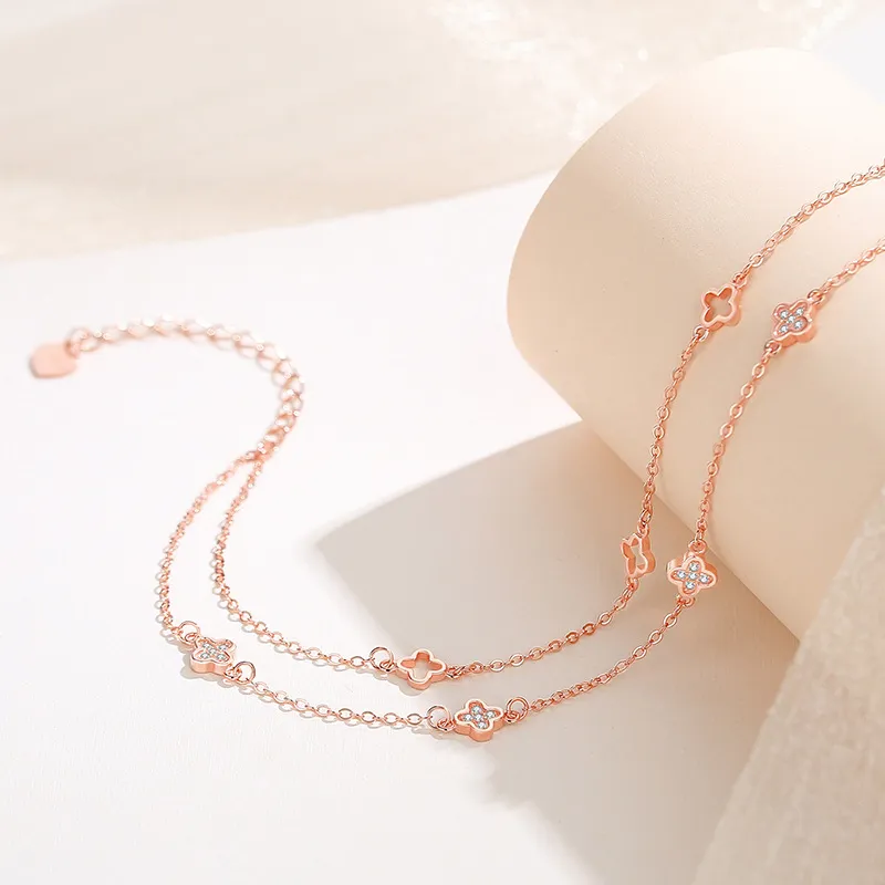 2801 S925 Silver Bracelets Women's-2