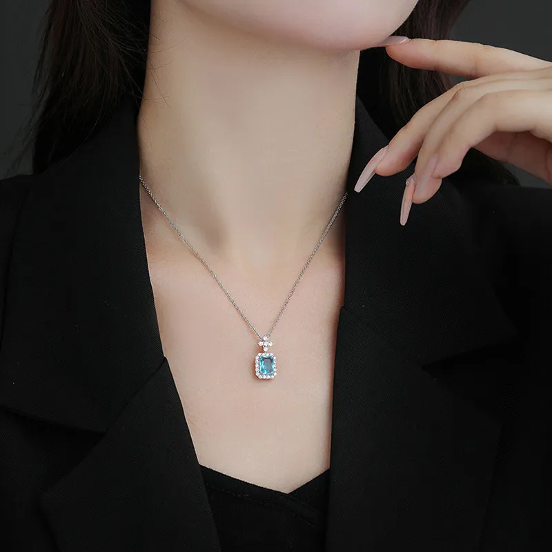 2801 S925 Silver Necklaces Women's-4