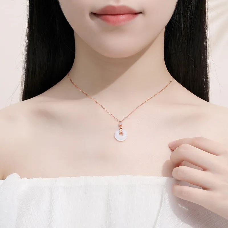2801 Chalcedony Necklaces Women's-5