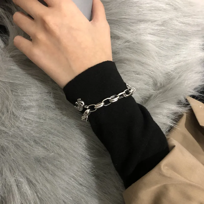 AKAK S925 Silver Bracelets Unisex-4