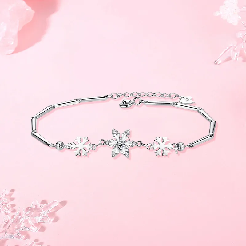 2801 S925 Silver Bracelets Women's-2