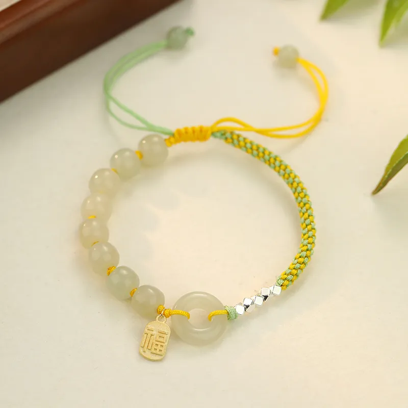 2801 Chalcedony Jade Bracelets Women's-2