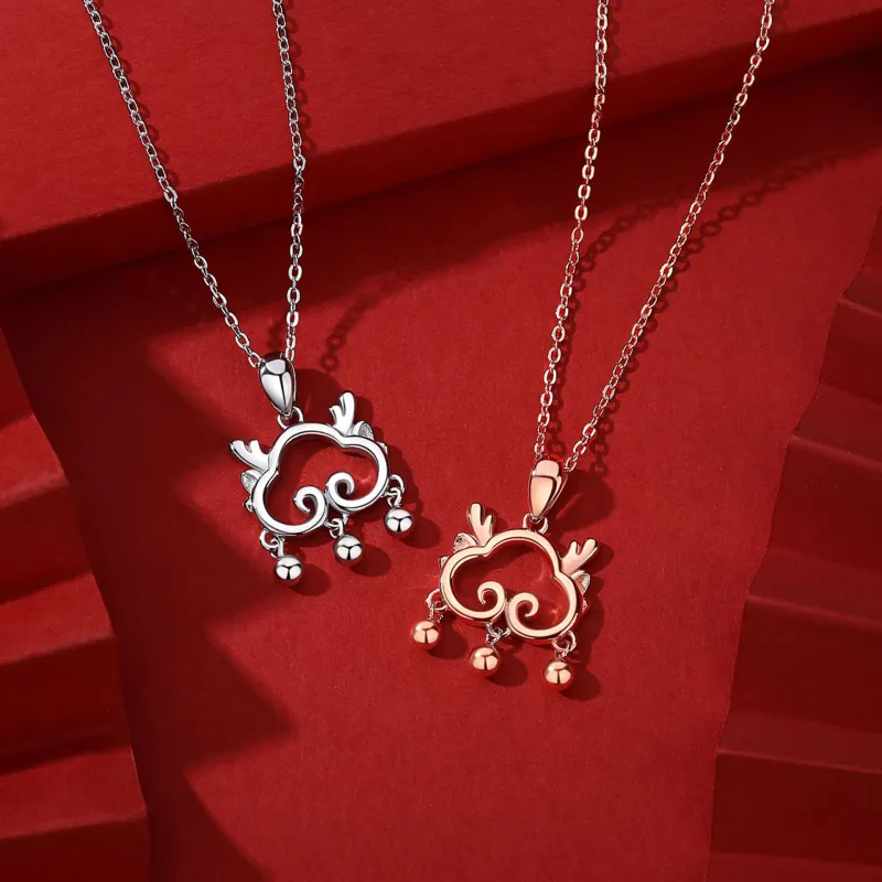 2801 S925 Silver Necklaces Unisex-2