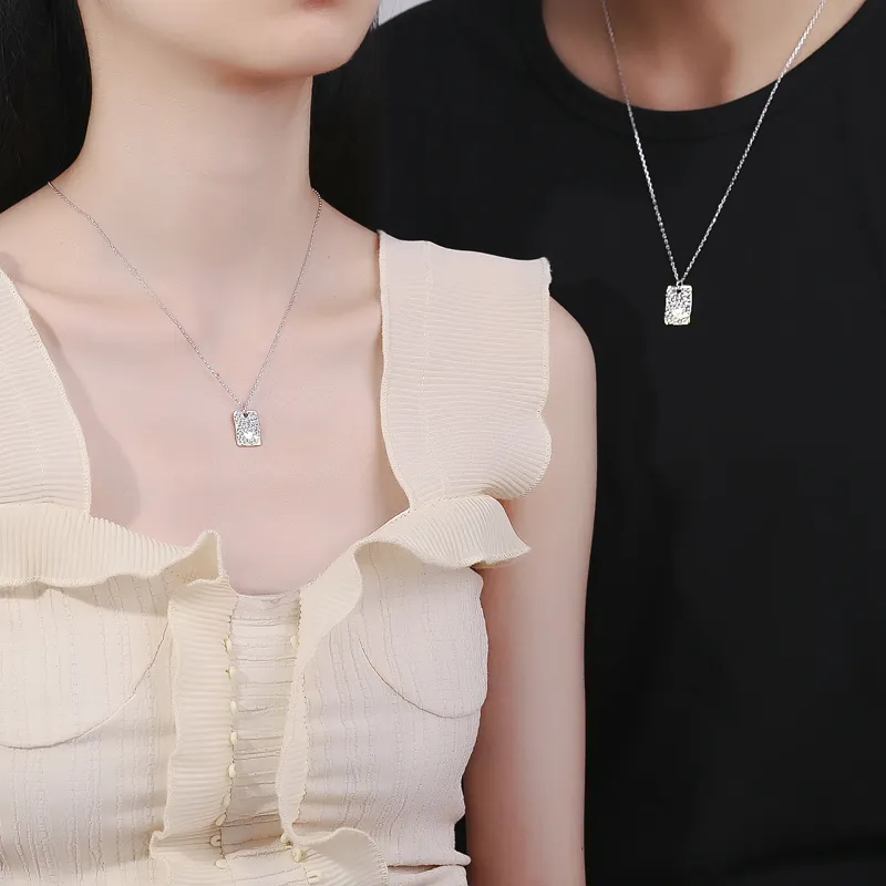 Merci&Merde 925 Sterling Silver Necklaces Unisex-2