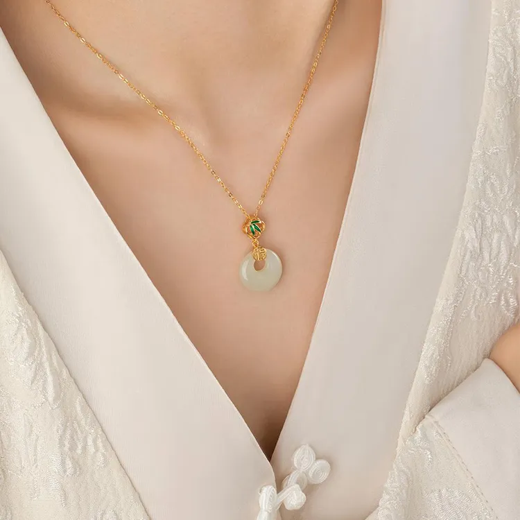 2801 Chalcedony Necklaces Women's-2