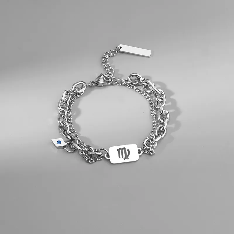 AKAK Titanium Steel Bracelets Unisex-19