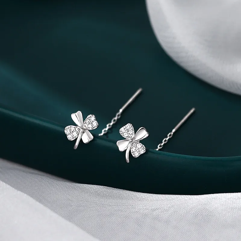 2801 999 Fine Silver Drop Earrings Women's-1