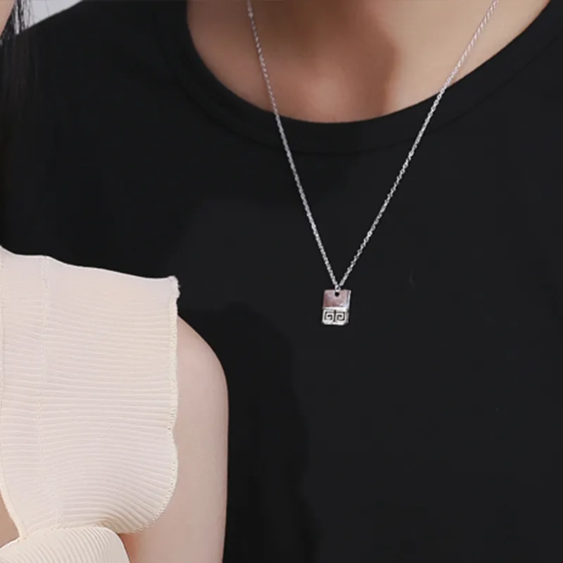 Merci&Merde 925 Sterling Silver Necklaces Unisex-2