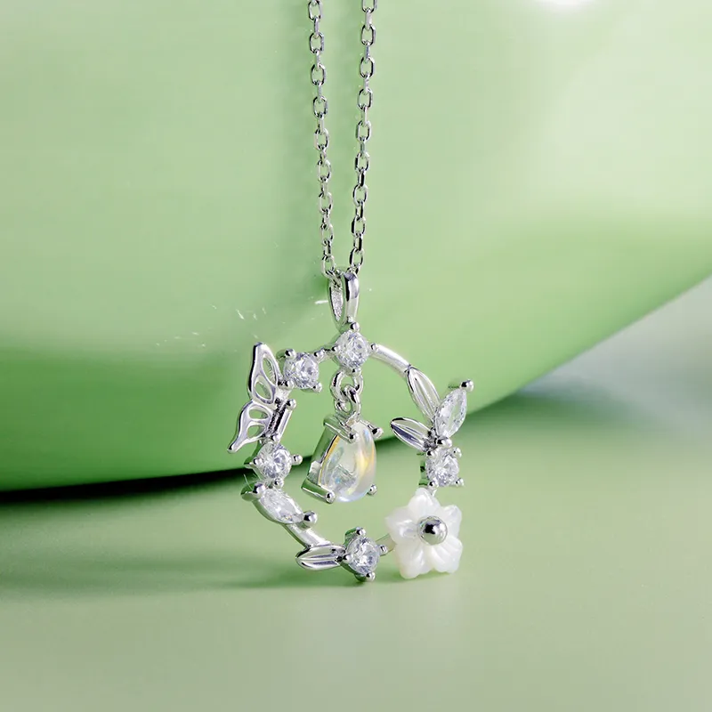 AKAK 925 Sterling Silver Necklaces Unisex-4