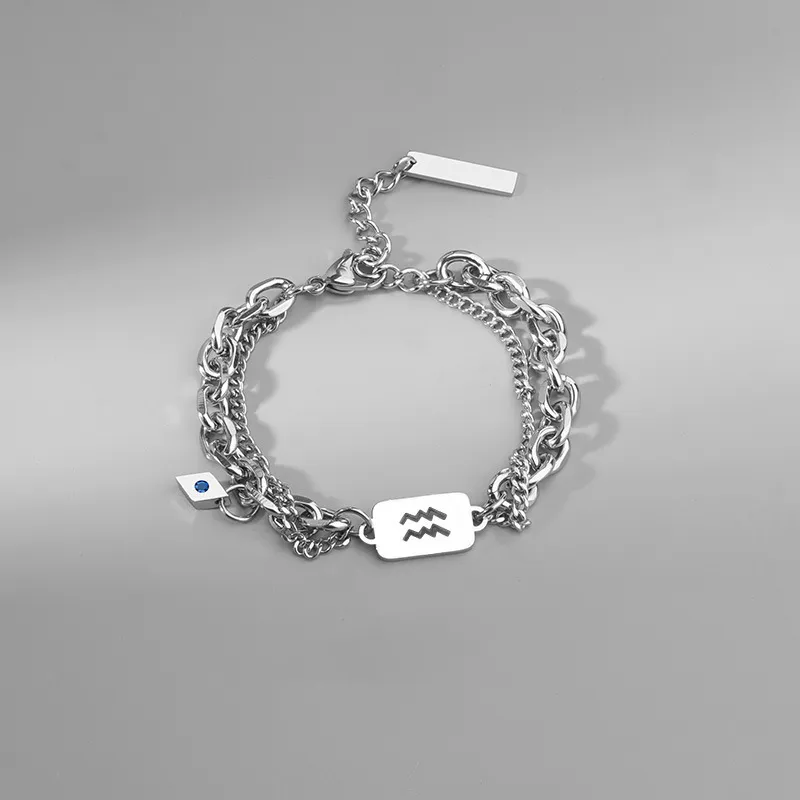 AKAK Titanium Steel Bracelets Unisex-11