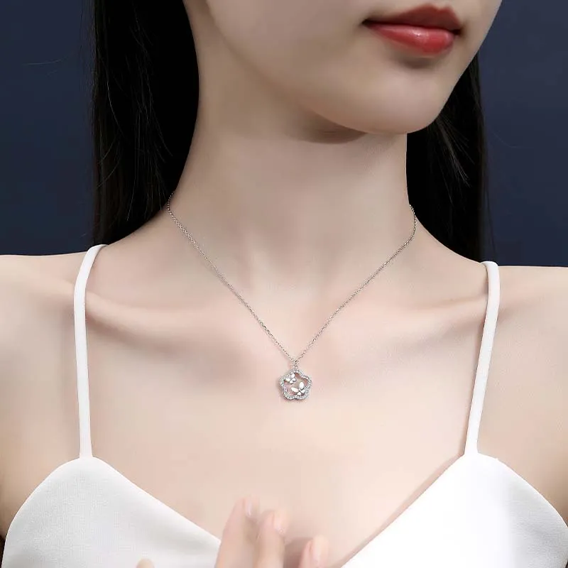 2801 S925 Silver Necklaces Women's-4
