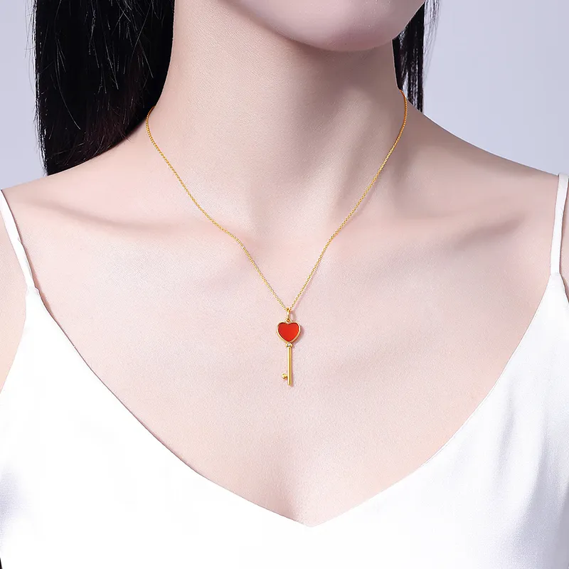 AKAK 925 Sterling Silver Necklaces Women's-4